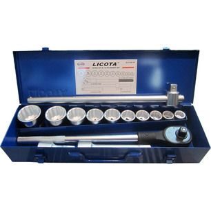 ALT-6001W Набор торцевых головок 3/4", 12гр. 22-50 мм, 15пр.  LICOTA
